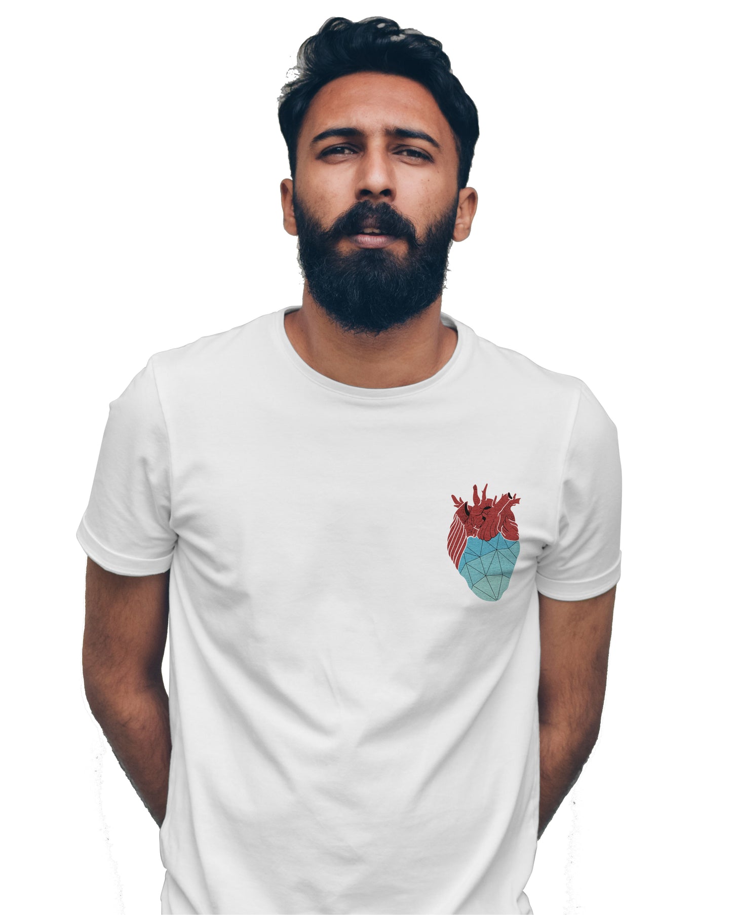 Crystal Heart Unisex Printed T shirt