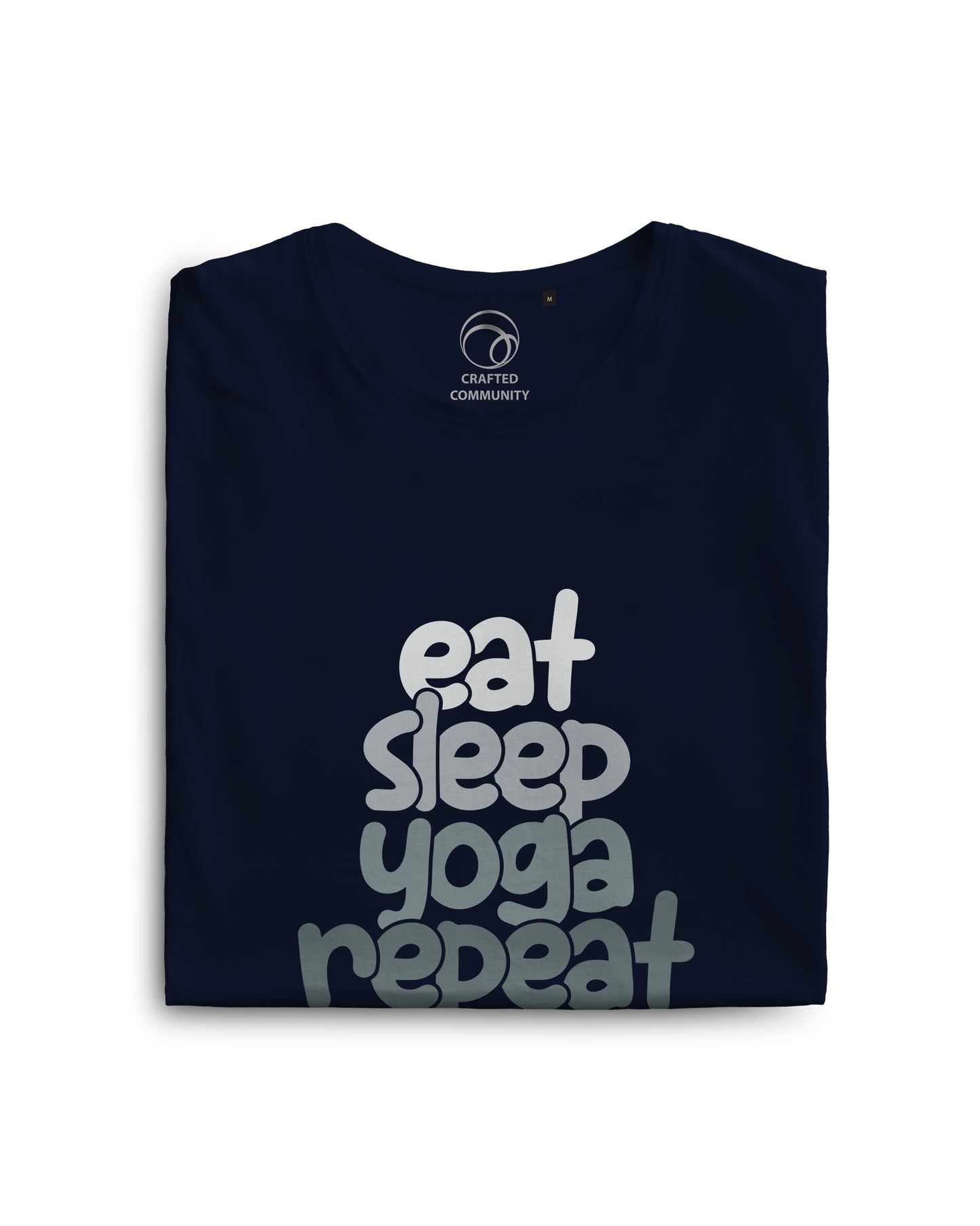 Eat Sleep Yoga Repeat Unisex Printed Tshirt