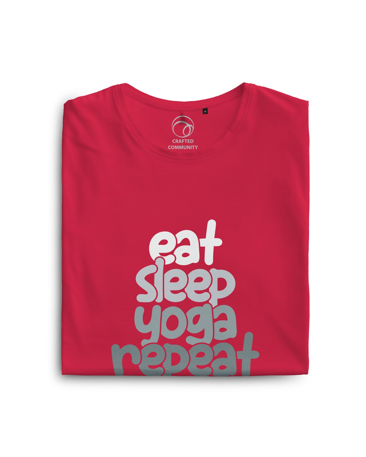 Eat Sleep Yoga Repeat Unisex Printed Tshirt