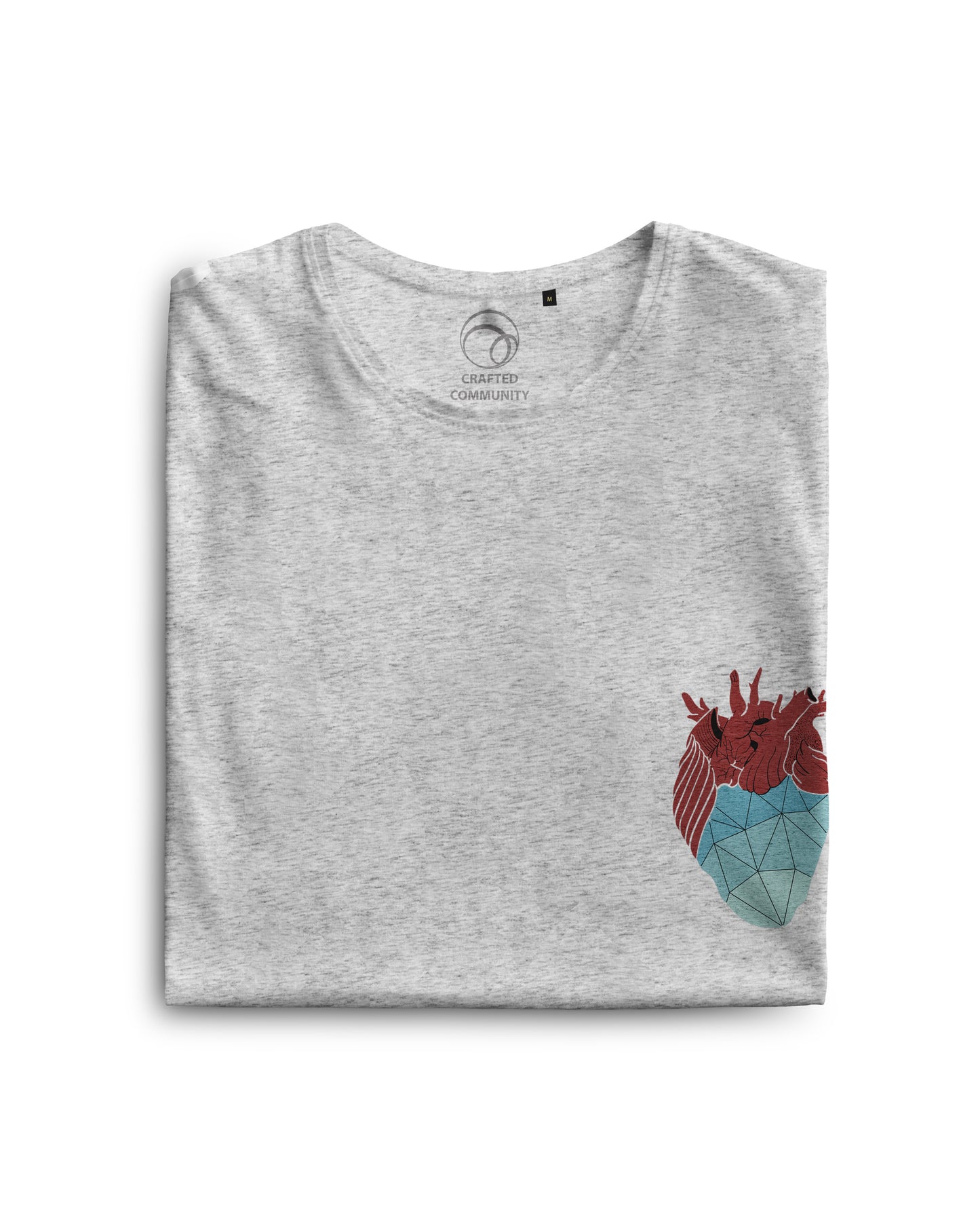 Crystal Heart Unisex Printed T shirt