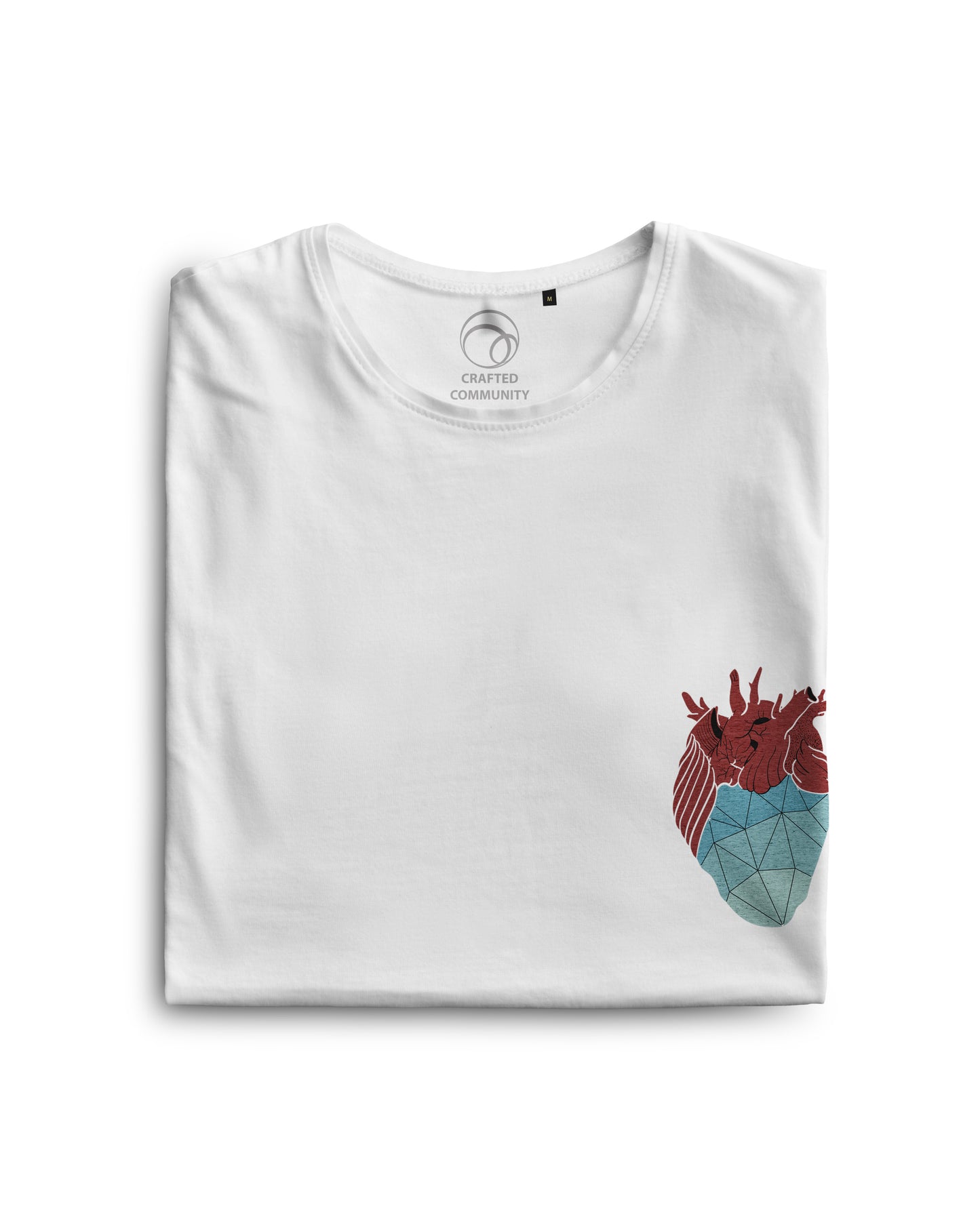 Crystal Heart Unisex Printed T shirt