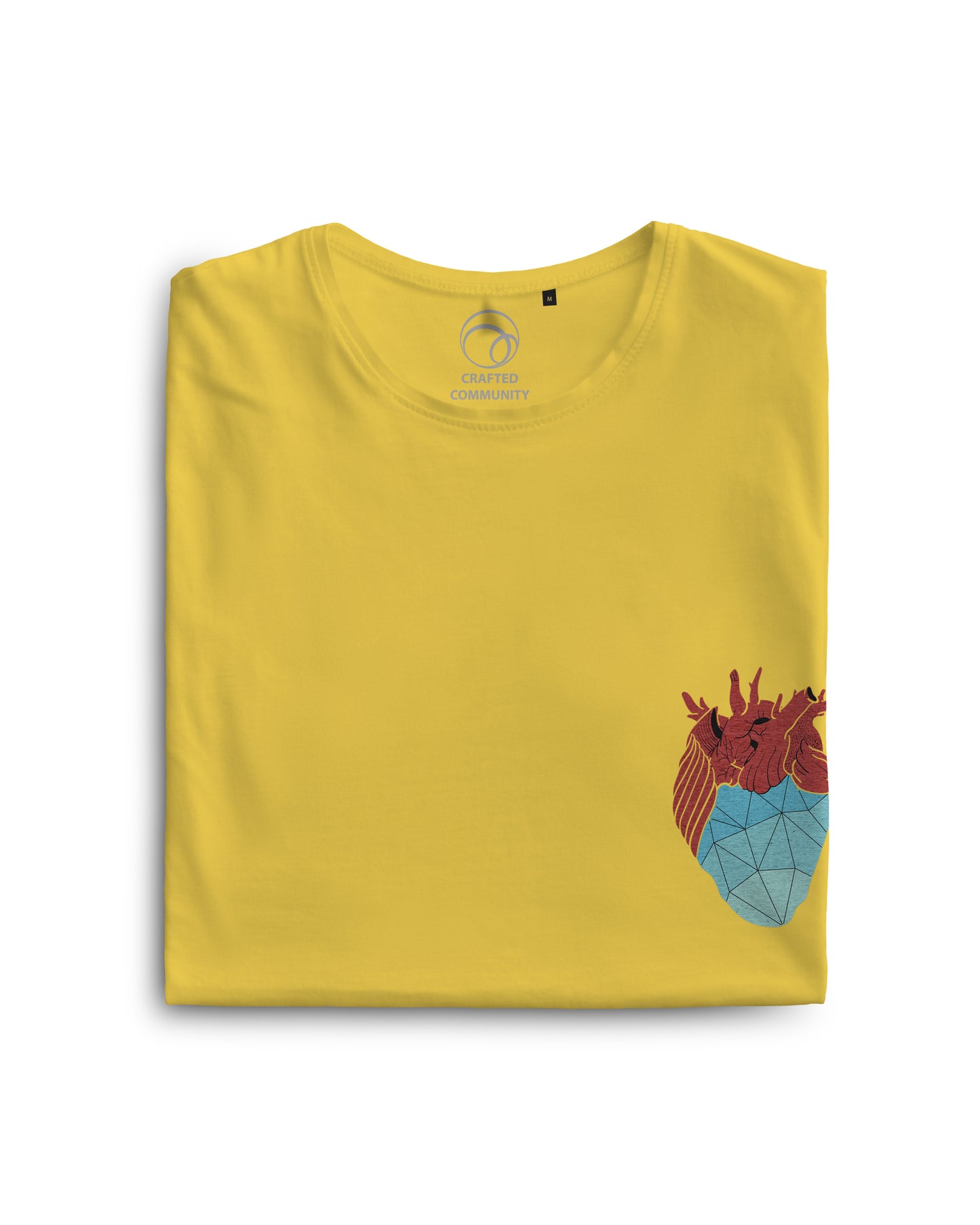 Crystal Heart Unisex Printed T shirt